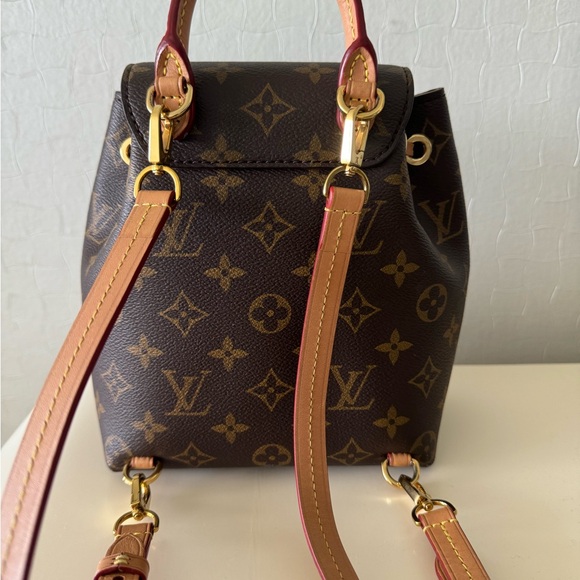 Montsouris NM Backpack Monogram Canvas with Leather BB - Picture 2 of 8